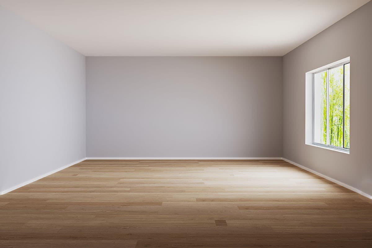 Modern Nordic Bedroom, before