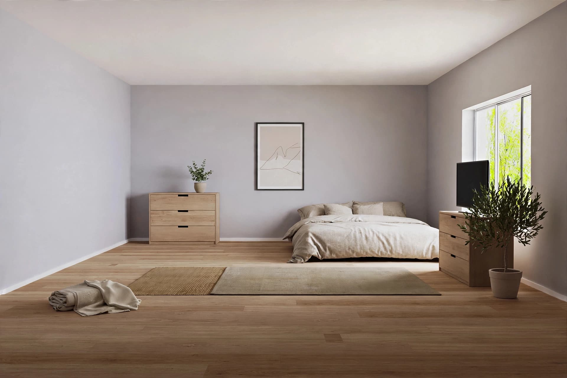 Ok let’s add a dresser and tv