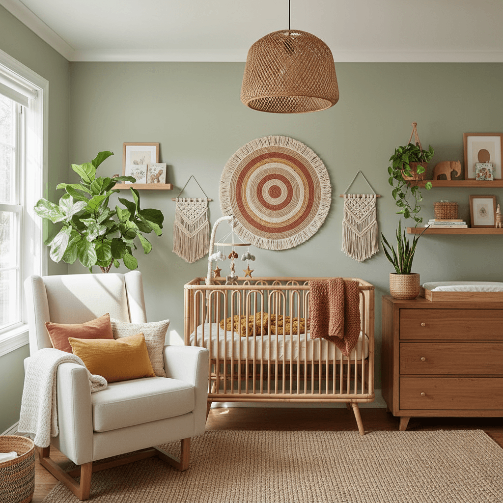 Bohemian Nursery Design