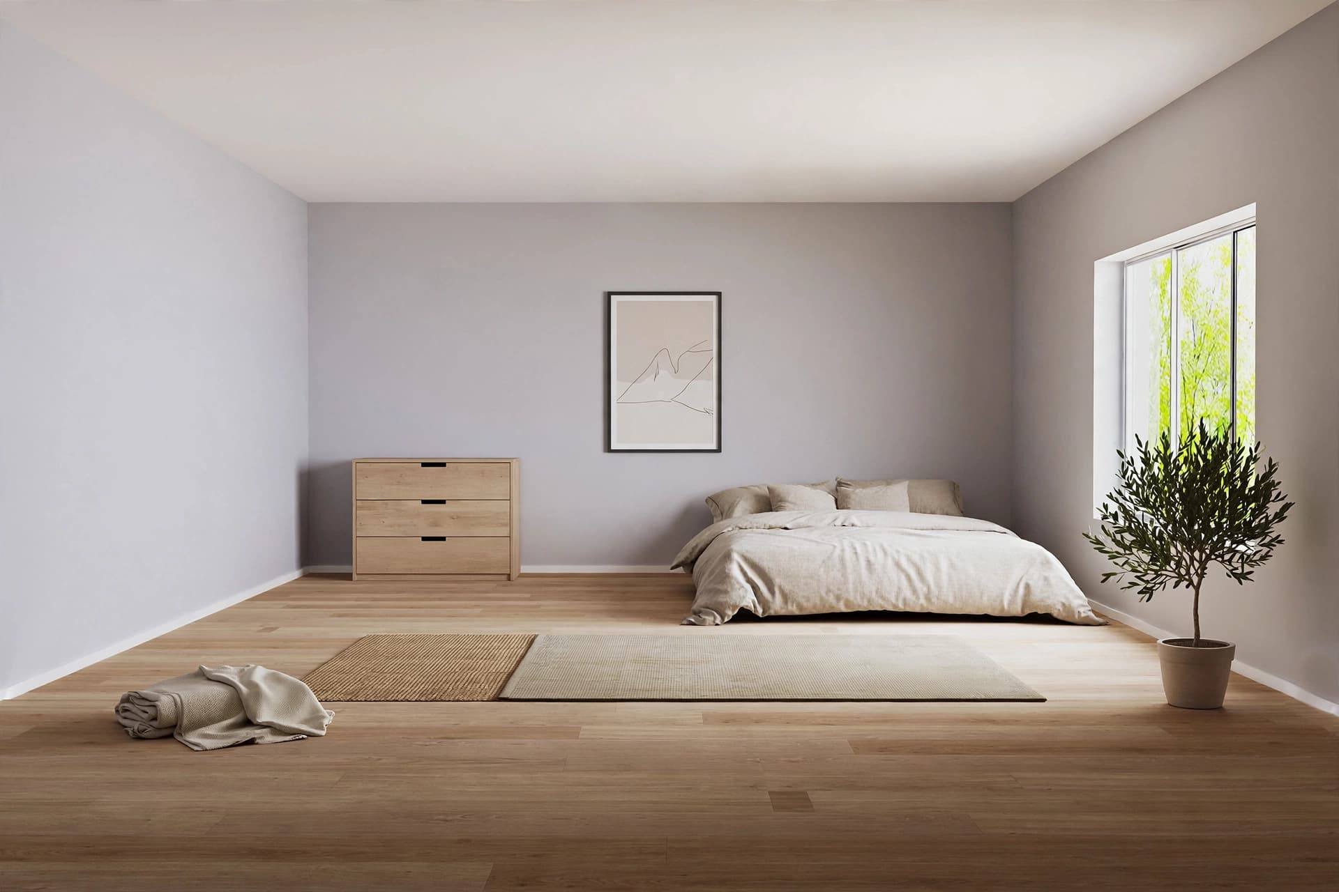 Can you add a dresser and a bed
